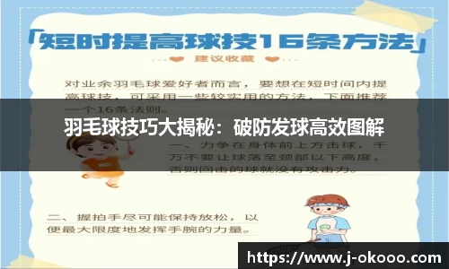 羽毛球技巧大揭秘：破防发球高效图解